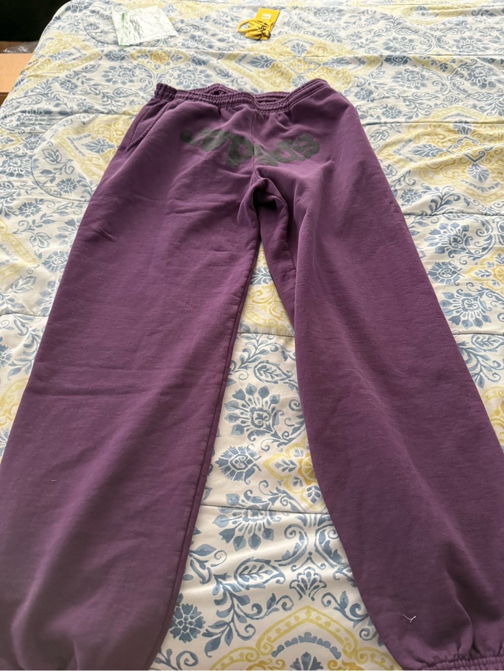 Sp5der Purple Men’s Sweatpants